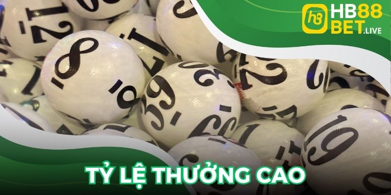 Xổ số Max 3D cung cấp tỷ lệ thưởng cao