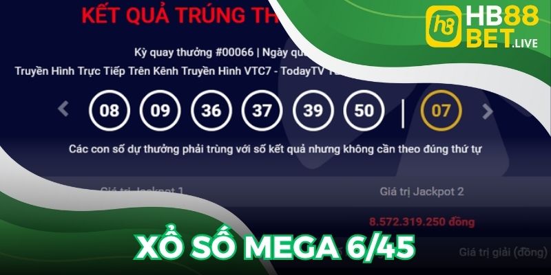 Xổ số Mega 6/45